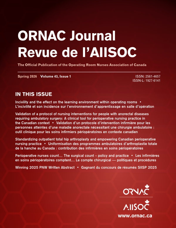 ORNAC Journal cover