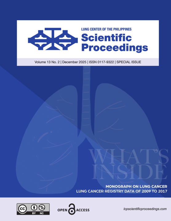 					View Vol. 13 No. 2 (2026): Lung Center of the Philippines Scientific Proceedings
				